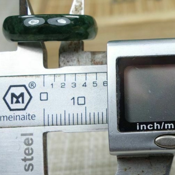 Certified Green 100% Natural A jadeite jade Ring 戒指 5.9# - Picture 6 of 11